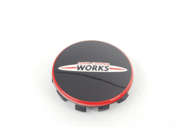 36106861092 - NEW MINI F54 F55 F56 F57 F60 JCW CROSS SPOKE 506 WHEEL CENTER CAP SET OF 4