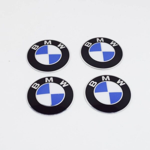 36131122132 - BMW 6 E24 wheel cap emblem set 36131122132 1122132 new