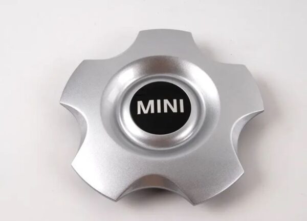 36136771000 - NEW MINI 16" R102 HUB CAP WITH MINI LOGO - SILVER 4X SET 6771000 GENUINE