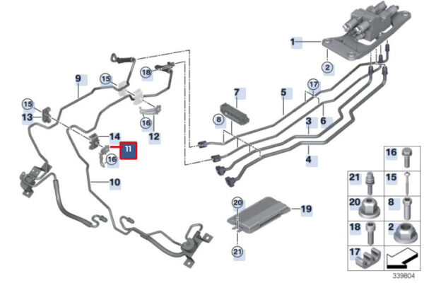37206859271 - New BMW X6 F16 M F86 Front Engine Mount 37206859271 6859271 Genuine