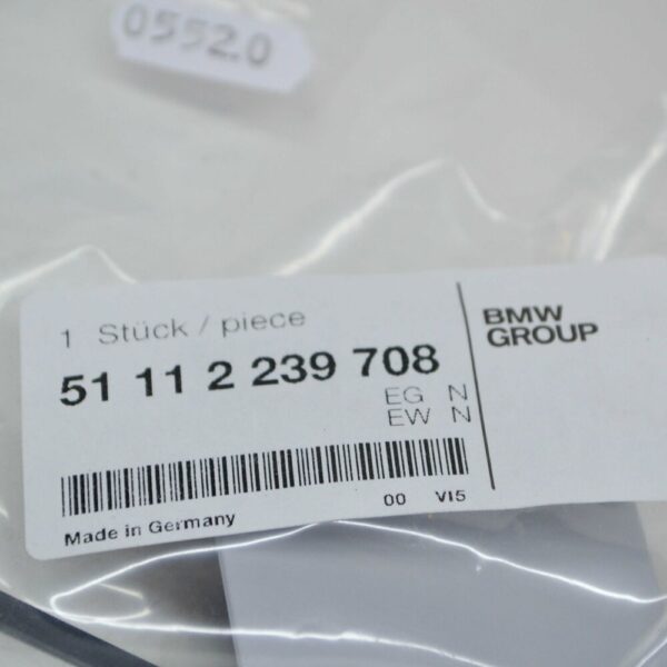 51112239708 - BMW 3 E30 M-Technic Front Bumper Tow Eye Cap Cover 51112239708 NEW GENUINE