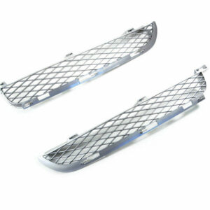 51117130458 - New Genuine BMW X5 E53 Set Of Front Bumper Upper Titanium Grills 7130458 7130457