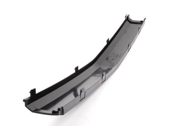 51117142184 - BMW E65 Front Bumper License Plate Number Removes Strip Trim Genuine 5111714218