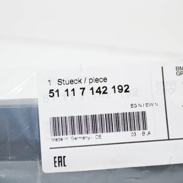 51117142192 - BMW 7 E65 Front Right Bumper Bar 51117142192 2005 NEW