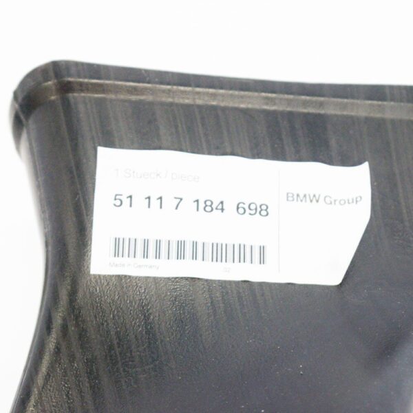 51117184698 - BMW 6 E64 air duct right 51117184698 7184698 NEW REAL