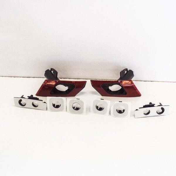 51117324343 - BMW 3 Front Bumper PDC Sensor Mount Set F30 51117324343 NEW