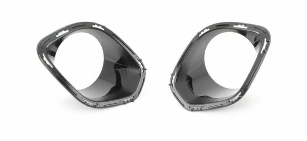 51117365146 - New Genuine Mini F55 F56 F57 JCW Front Left Right Bumper Fog Lamp Cover Set OEM