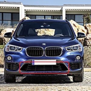51117383353 - New Genuine BMW X1 Series Sport Line Front Bumper Center Grill 7383353 OEM