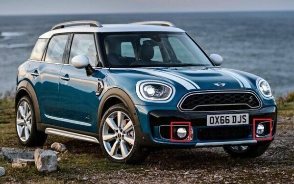 51117405385 - New Genuine MINI F60 Countryman Set Of Left And Right Front Fog Light Trim Rings