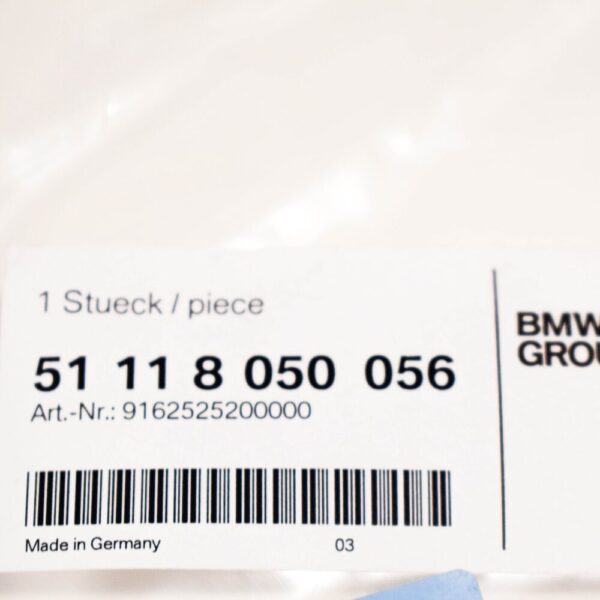 51118050056 - BMW 5 Gran Turismo F07 front right M air intake grille 51118050056 NEW REAL