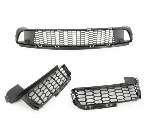 51118050345 - New OEM BMW 6 F06 F12 F13 M-Sport Set Of Front Bumper Grills Left+Right+Center