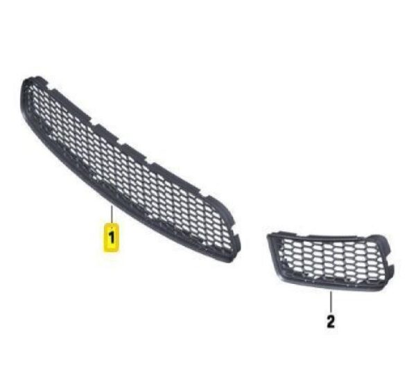 51118050494 - BMW F12 front bumper center M original grille 51118050494