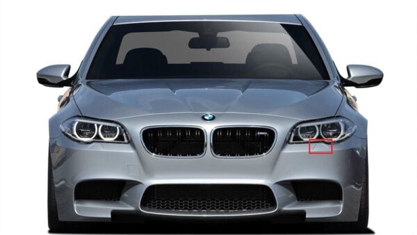 New Genuine BMW 5 Series F10 Front Bumper Covering Primed Left Side 8055235 OEM - Image 5