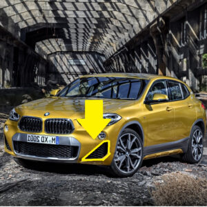 51118069097 - New Genuine BMW X2 F39 2016 - 2018 Grid Lateral Left Front Bumper 8069097 OEM