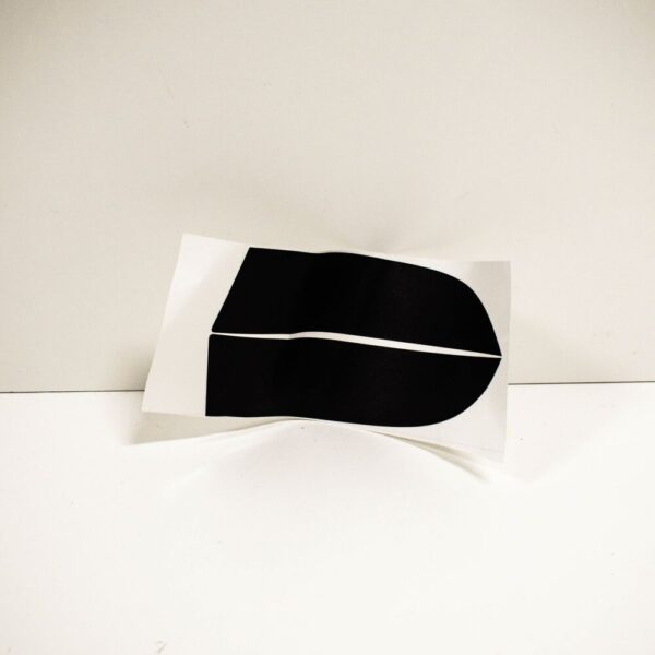 51122167219 - BMW 3 E92 M Performance Diffuser Cover Caps Sticker Set 51122167219 ORIGINAL