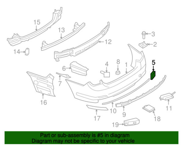 51127209925 - NEW BMW 7 F01 REAR BUMPER TRAIN HOOK COVERS 51127209925 ORIGINAL
