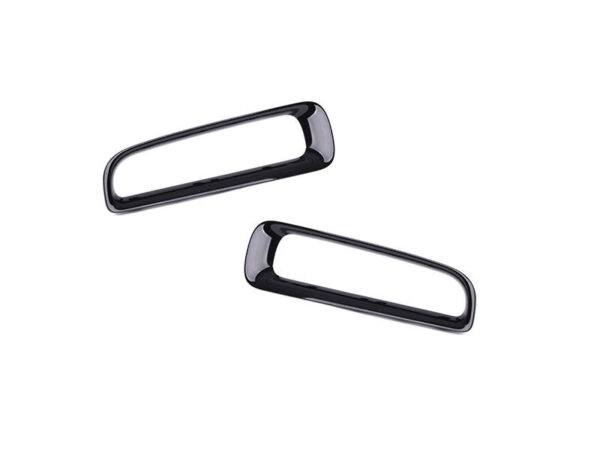 51127260592 - Mini R56 R57 R58 R59 S JCW New Genuine Rear Fog Lamp Frame Trim Gloss Black Pair
