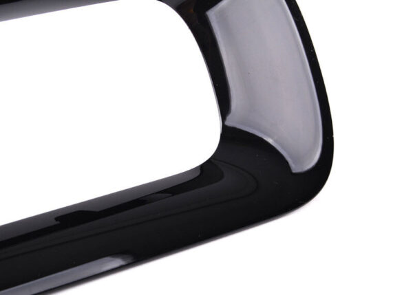 51127260592 - Mini R56 R57 R58 R59 S JCW New Genuine Rear Fog Lamp Frame Trim Gloss Black Pair