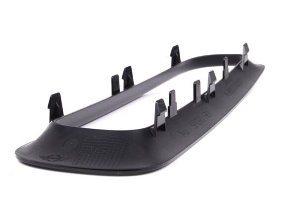 51127260592 - Mini R56 R57 R58 R59 S JCW New Genuine Rear Fog Lamp Frame Trim Gloss Black Pair