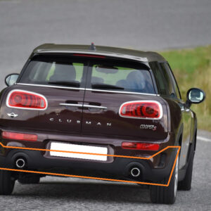 51127381214 - New Genuine Mini Clubman F54 S Rear Bumper Diffuser Lip - Black 7381214 OEM