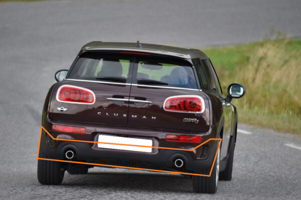51127381214 - New Genuine Mini Clubman F54 S Rear Bumper Diffuser Lip - Black 7381214 OEM