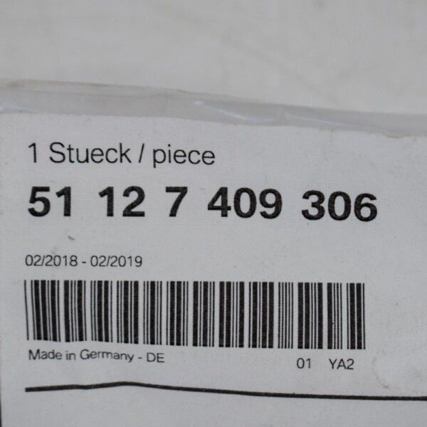 51127409306 - BMW 4 F36 trunk gasket belt 51127409306, original
