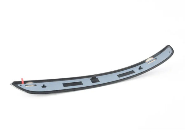 51128099326 - NEW BMW 7 SERIES HINS M SPORT BUMPER RIGHT MODING BLACK 8048496 10-14 GENUINE