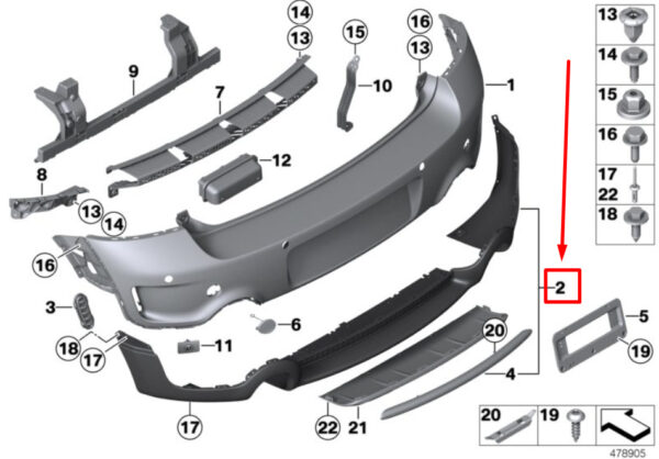 51129806217 - NEW MINI R60 REAR RACK COMPATIBLE 9806217 51129806217 GENUINE