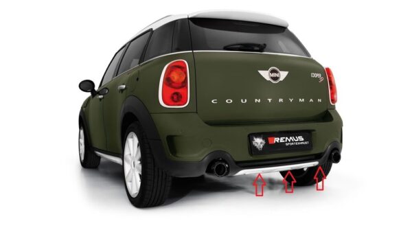 New Genuine MINI Countryman R60 All 4 10-16 Rear Bumper Lower Diffuser 9812743