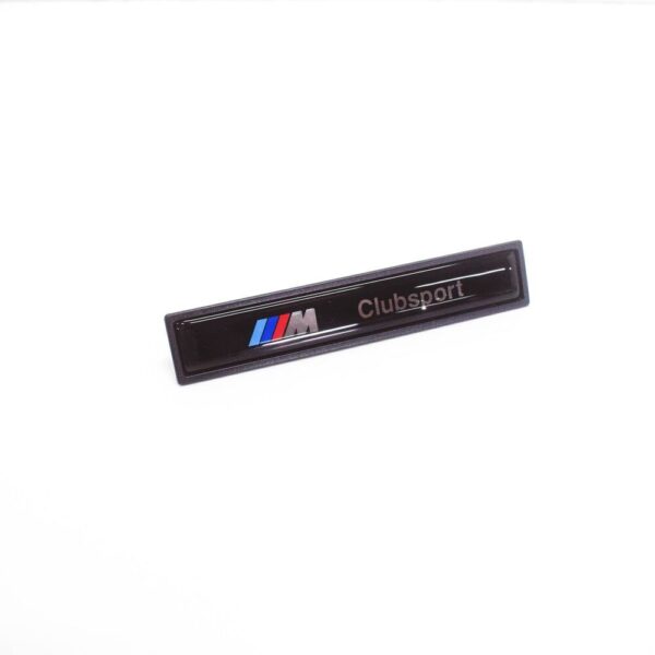 51132495560 - BMW E36 Coupe M Clubsport Door Moulding Emblem Badge 2495560 51132495560 NEW