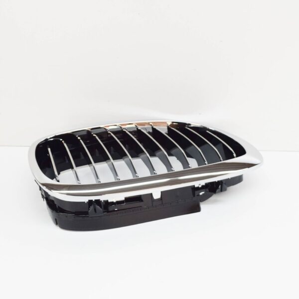 51137064318 - BMW 3 E46 radiator right chrome kidney grid 51137064318 7064318 new original
