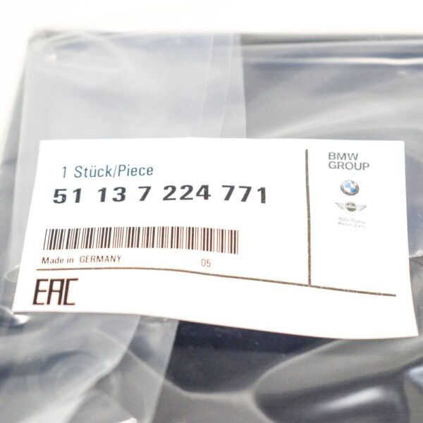 51137224771 - BMW 6 F12 Front Bumper Number Plate Holder Bracket 51137224771 NEW GENUINE