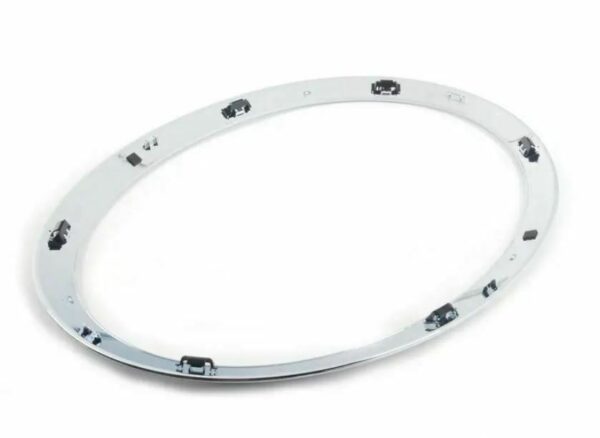 51137300631 - New Genuine Mini F55 F56 F57 Front Left Right Chrome Headlight Surround Trim Set
