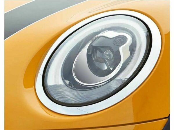 51137300631 - New Genuine Mini F55 F56 F57 Front Left Right Chrome Headlight Surround Trim Set