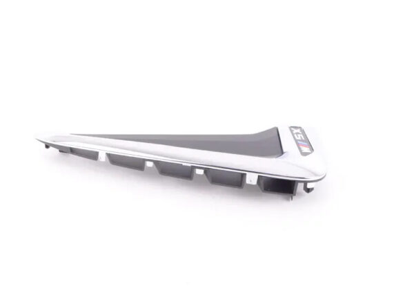 51138056344 - New Genuine BMW F15M F85 M Fender Wing Air Vent Grille Trim Chrome  Right