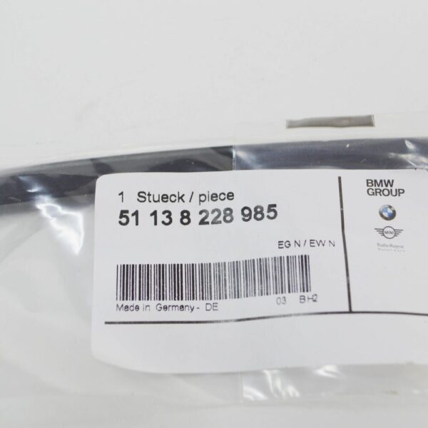 51138228985 - BMW 3 E46 Headlight Trim Seal 51138228985 8228985 NEW GENUINE