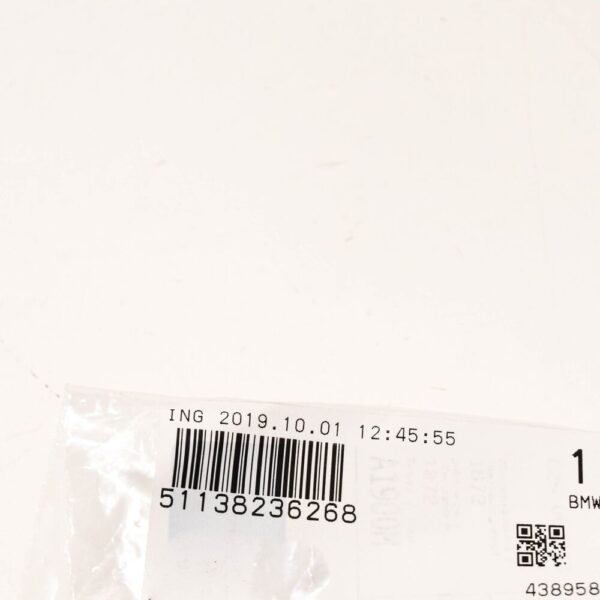 51138236268 - BMW 3 E46 Boat Trunk Lid Grip Plate 51138236268 NEW GENUINE