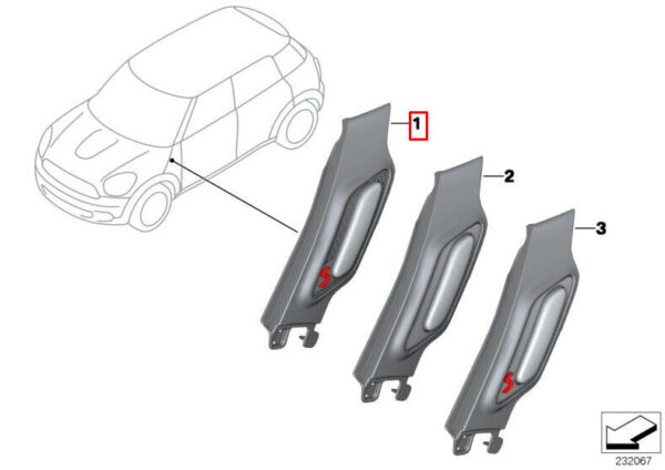 51139804618 - OEM MINI COUNTRYMAN R60 GENUINE FRONT RIGHT FENDER TURN SIGNAL 51139804618 2015