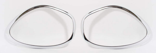 51139813823 - NEW MINI R60 HEADLIGHT CHROME TRIM RINGS PAIR 51139813823 51139813824