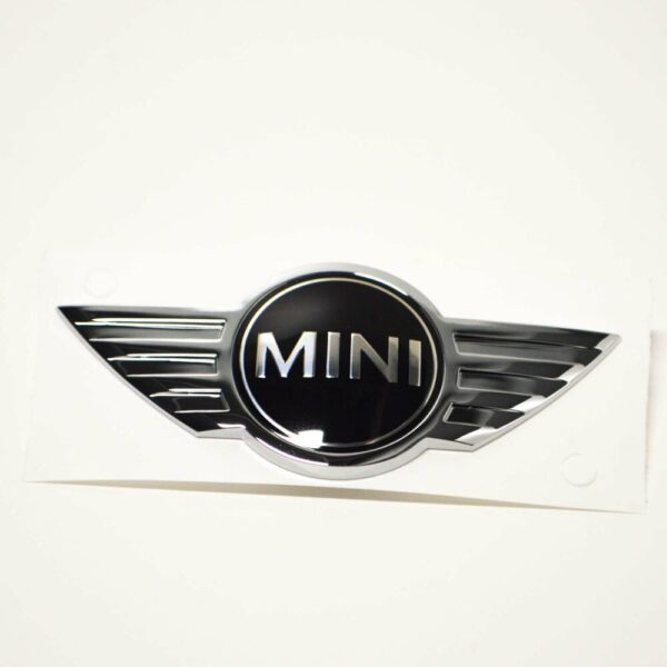 51140660106 - NEW MINI JCW R52 R53 FRONT HOOD MINI CHROME EMBLEM BADGE 0660106 51140660106