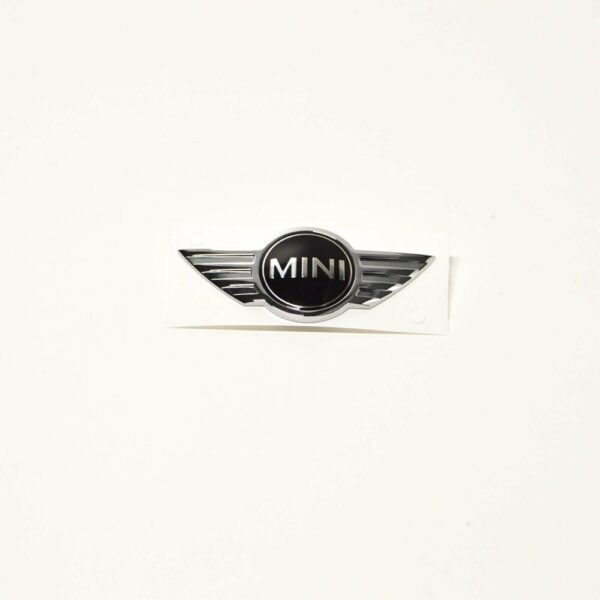 51140660106 - NEW MINI JCW R52 R53 FRONT HOOD MINI CHROME EMBLEM BADGE 0660106 51140660106