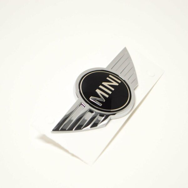 51140660106 - NEW MINI JCW R52 R53 FRONT HOOD MINI CHROME EMBLEM BADGE 0660106 51140660106