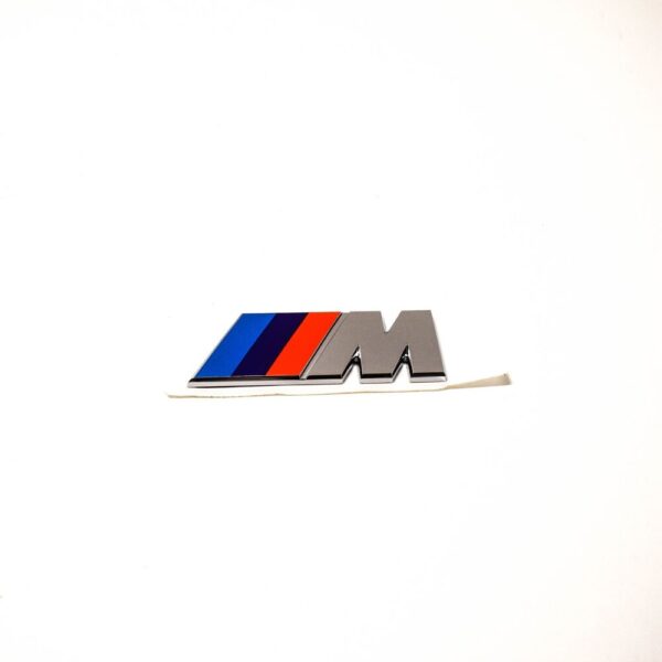 51141946169 - NEW BMW M5 E34 REAR TRUNK BOOD LID M BADGE 51141946169 1946169 91-92 ORIGINAL