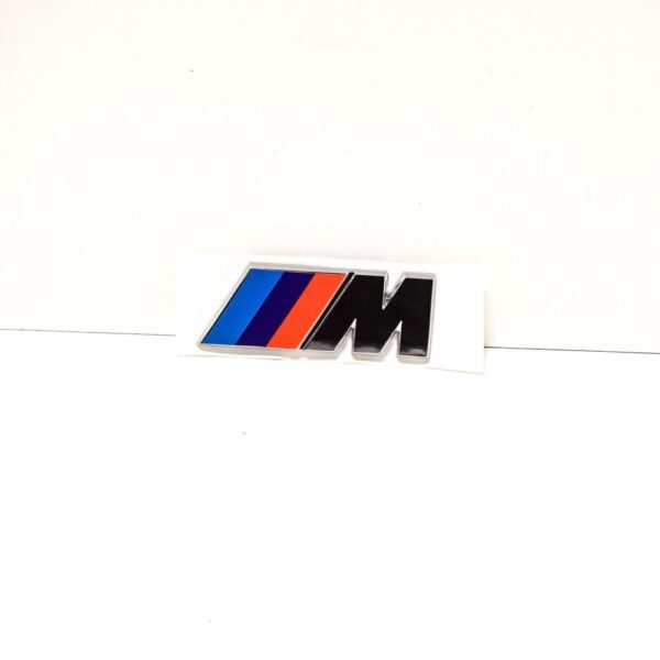 51141946169 - NEW BMW M5 E34 REAR TRUNK BOOD LID M BADGE 51141946169 1946169 91-92 ORIGINAL