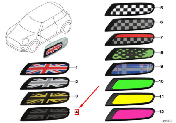 51142459030 - NEW OEM MINI COOPER F55 FRONT SIDE SCUTTLE TRIM COVER SET 51142459030 GENUINE