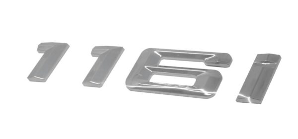 51147135547 - NEW BMW E81 TRUNK LID CHROME 316I EMBLEM BADGE LOGO SIGN 7135547