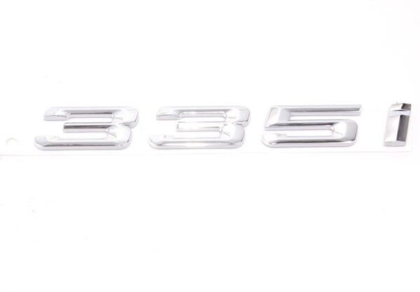 51147166218 - NEW BMW 3 E92 COUPE TRUNK LID CHROME 335I EMBLEM BADGE 51147166218