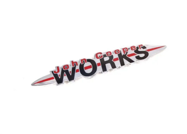 51147175102 - MINI COOPER R50 engine John Cooper Works emblem rear 51147175102 NEW REAL