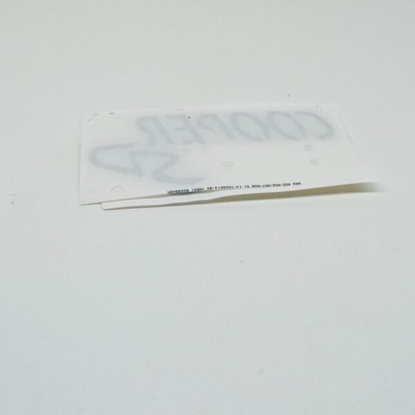 51147268514 - MINI Cooper F55 Trunk Lid Cooper SD Emblem 51147268514 NEW REAL