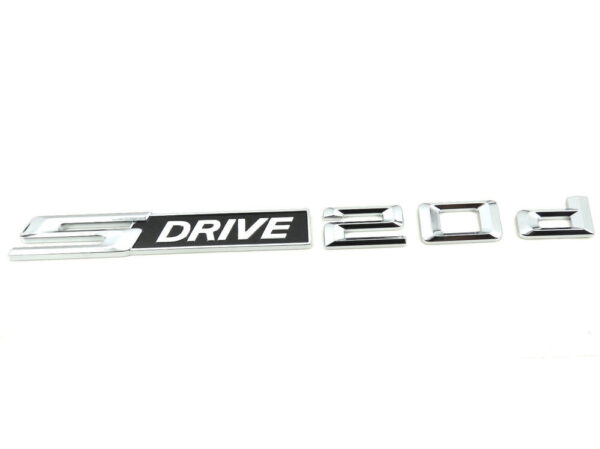 51147362655 - New BMW E84 Front Door S Drive 20d Emblem Badge Logo Sign 7362655 51147362655